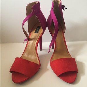 Zara Bi-Color Heels